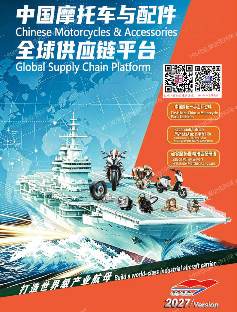 中国摩托车与配件供应链大全【1254家】